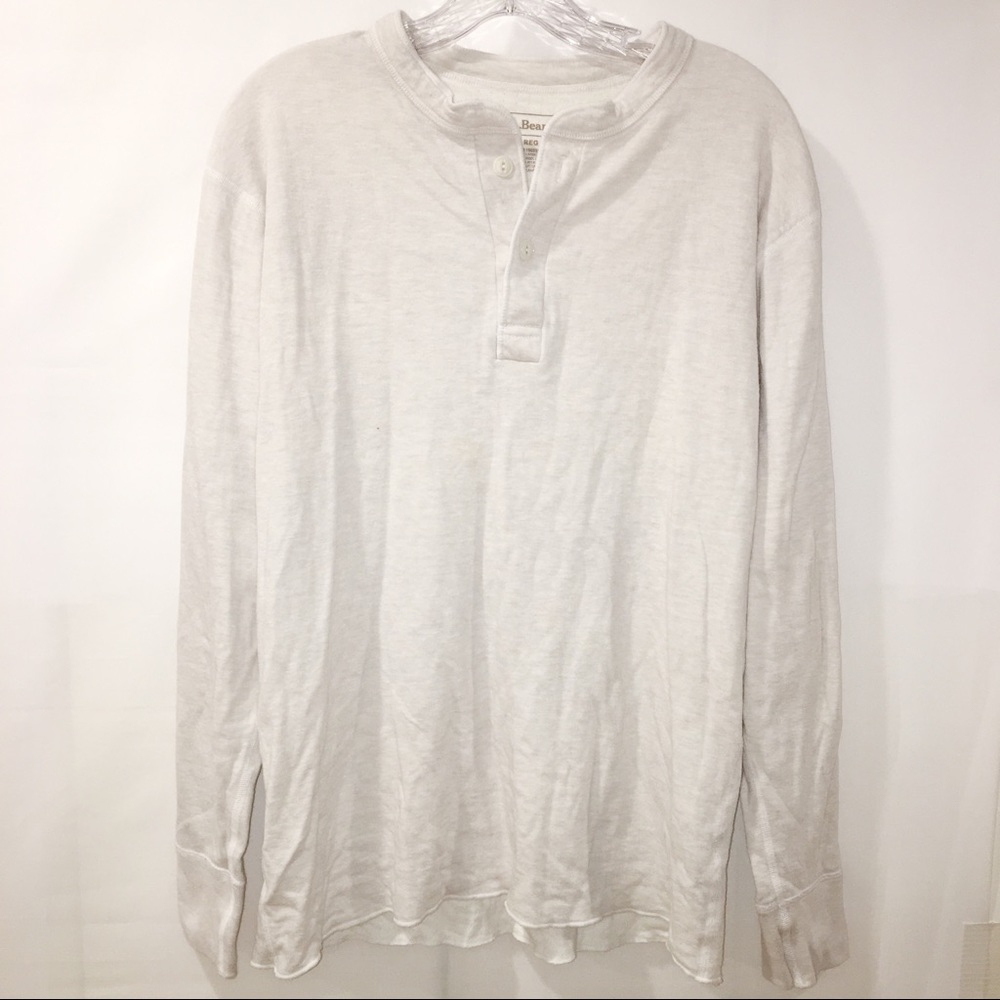 Cream Long Sleeve T-Shirt - Medium